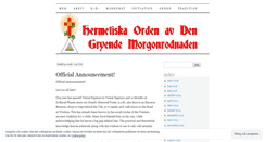 Desktop Screenshot of gryendemorgonrodnaden.com